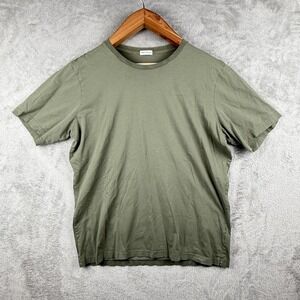 Son of a Tailor S/S T-Shirt Mens L Green Supima Cotton Modern Basic‎ Denmark